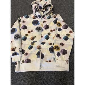 BAPE Floral Camo Shark Full zip sz XL